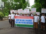 Save the Girl Child Walk by BOGS